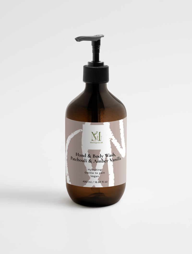 Hand & Body Wash, Patchouli & Amber Vanilla