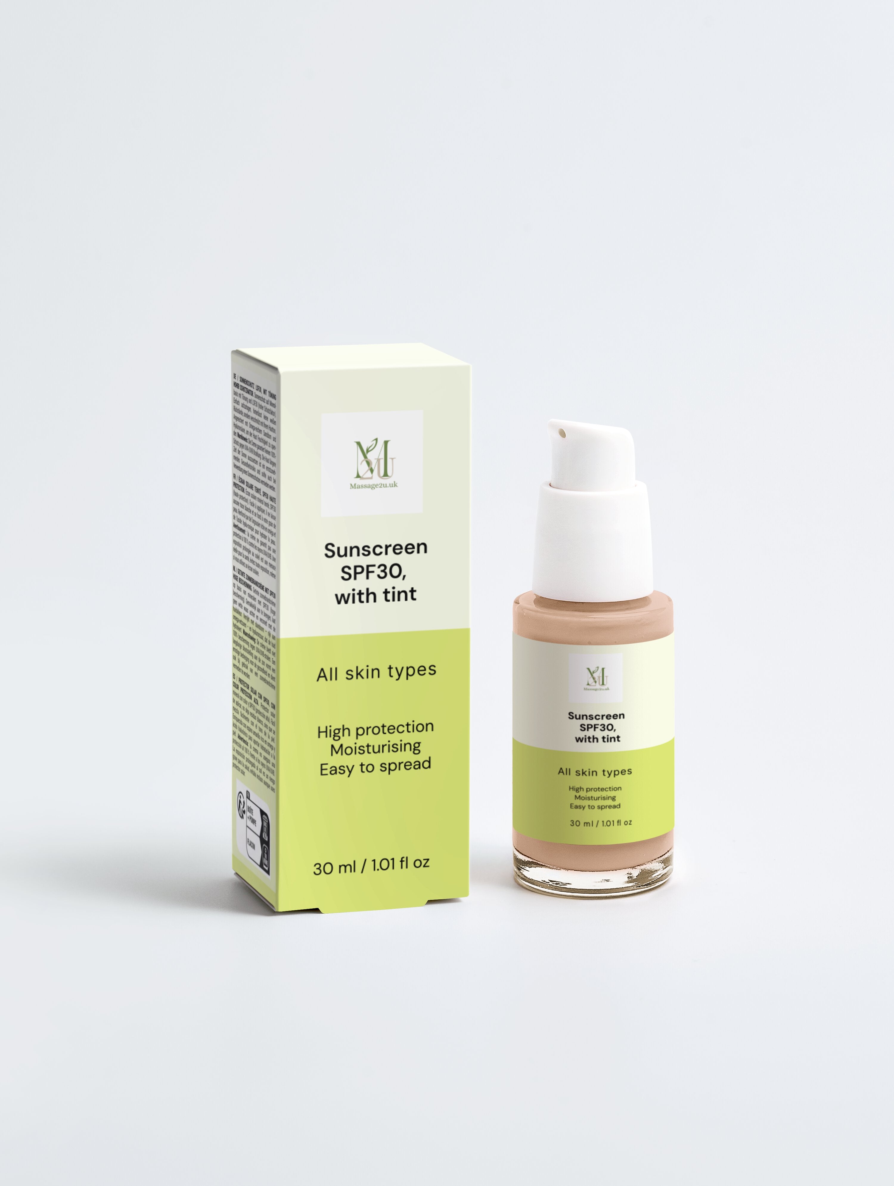Sunscreen SPF30, with tint
