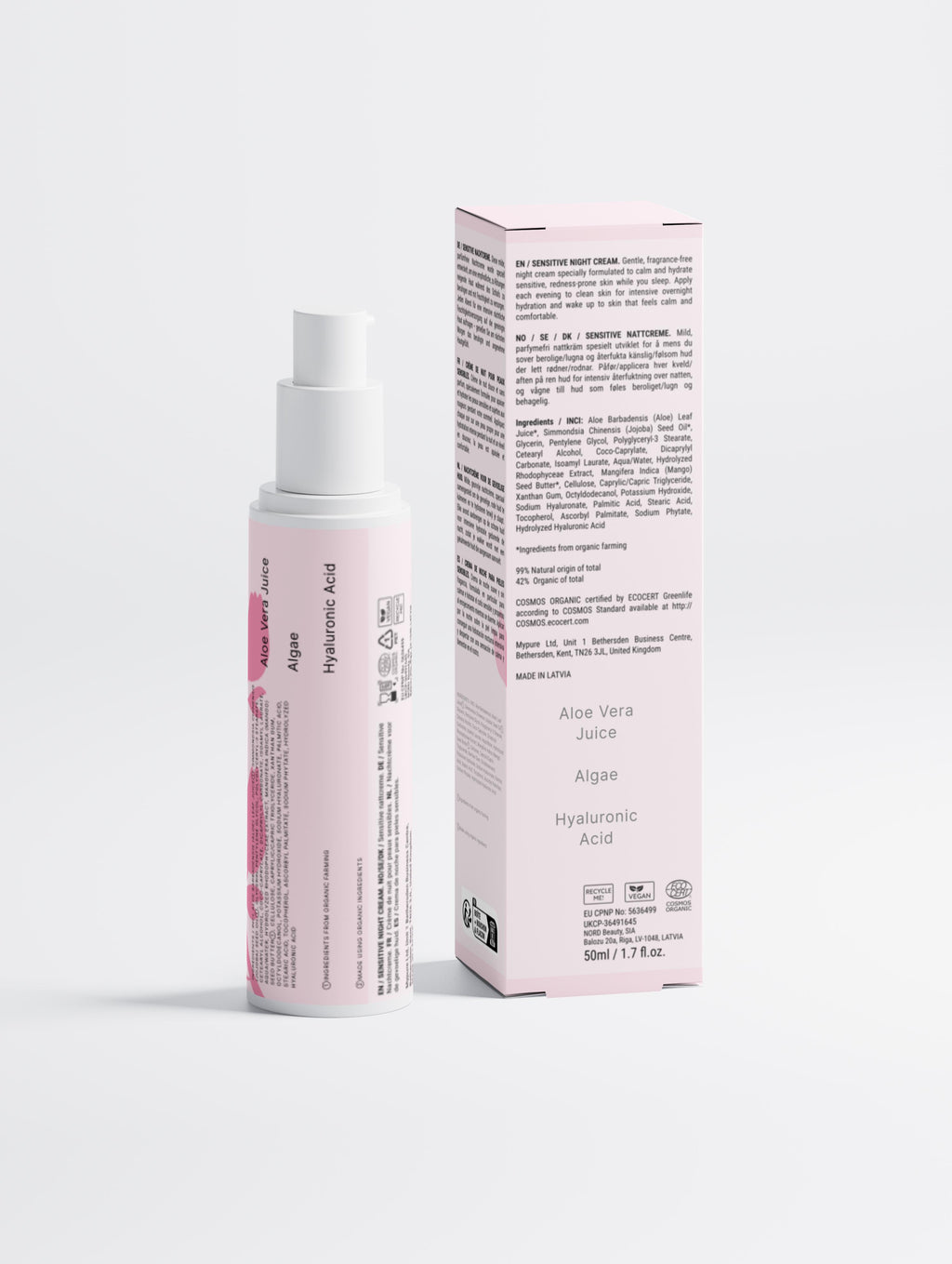 Sensitive Skin Overnight Cream, Fragrance-Free
