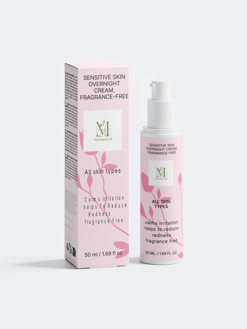 Sensitive Skin Overnight Cream, Fragrance-Free