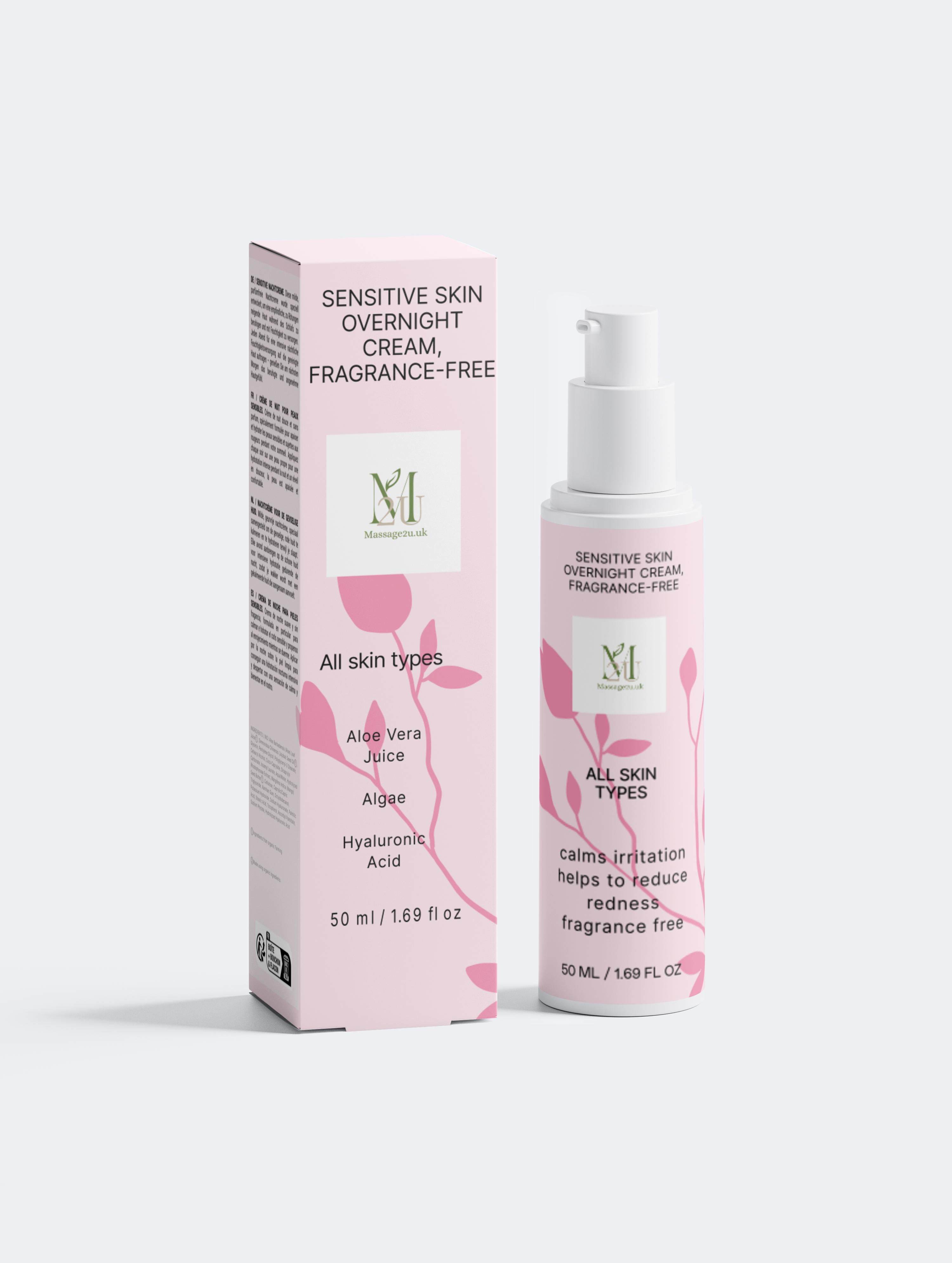 Sensitive Skin Overnight Cream, Fragrance-Free